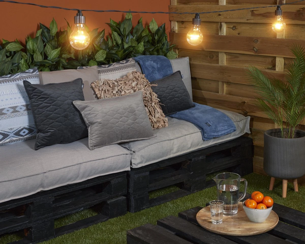 In The Mood Collection Mick Palletkussens - L120 x B80/40 x H12 cm - Beige In The Mood Collection Mick Palletkussens - L120 X B80/40 X H12 Cm - Beige -Tuinmeubelseries Winkel 1200x960 12