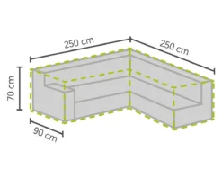 Weersbestendige Beschermhoes Voor Hoekbank | 250/90 X 250/90 X 70 Cm (L-vorm) - Tuinbank / L-Vorm -Waterdicht - Grijs 3 Weersbestendige Beschermhoes Voor Hoekbank | 250/90 X 250/90 X 70 Cm (L-vorm) - Tuinbank / L-Vorm -Waterdicht - Grijs -Tuinmeubelseries Winkel 1200x960 2