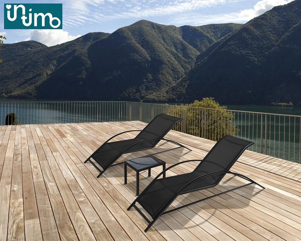 Intimo Ligbeddenset + Tafel - Zwart - 163x60x65/45x45x40 Intimo Ligbeddenset + Tafel - Zwart - 163x60x65/45x45x40 -Tuinmeubelseries Winkel 1200x960 9