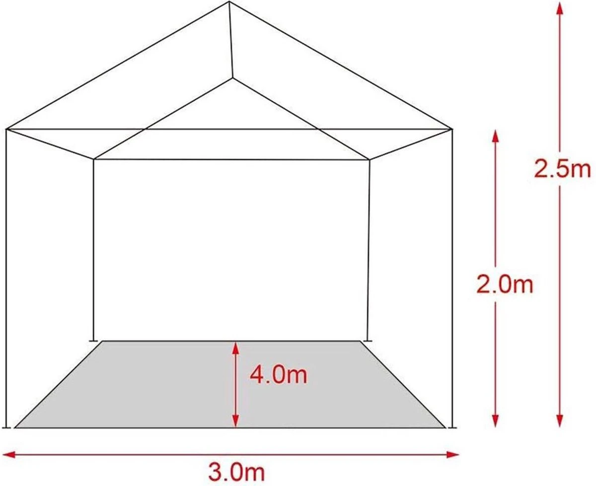 MaxxGarden Partytent - Paviljoen - 3x4m - Incl. Zijwanden - Waterdicht - Wit MaxxGarden Partytent - Paviljoen - 3x4m - Incl. Zijwanden - Waterdicht - Wit -Tuinmeubelseries Winkel 1200x979 1
