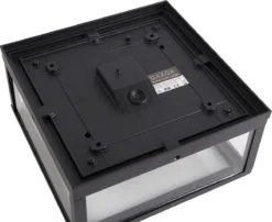 QAZQA Charlois - Design Plafondlamp Voor Buiten - 2 Lichts - L 24 Cm - Zwart - Buitenverlichting -Tuinmeubelseries Winkel 1200x979 3