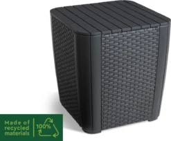 ALLIBERT Keter Luzon Opbergtafel - 39x39x43cm - Donkergrijs -Tuinmeubelseries Winkel 1200x989 1