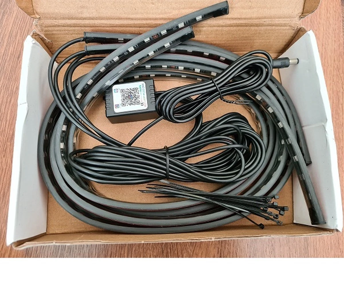 Auto Led verlichting - Underglow Led Strip Licht -Mobiele app - 12V Merkloos Auto Led Verlichting - Underglow Led Strip Licht -Mobiele App - 12V -Tuinmeubelseries Winkel 1200x991 3