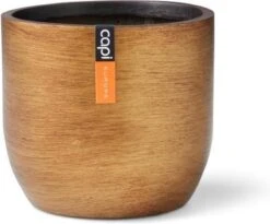 Capi Europe - Bloempot Bol Retro - 23x21 - Goud - Bloempot Voor Binnen - BRTG134 -Tuinmeubelseries Winkel 1200x995 9