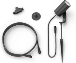 Philips Hue Lily Tuinspot - Wit En Gekleurd Licht - 1-spot - Zwart - Laagspanning - Uitbreiding -Tuinmeubelseries Winkel 1200x999