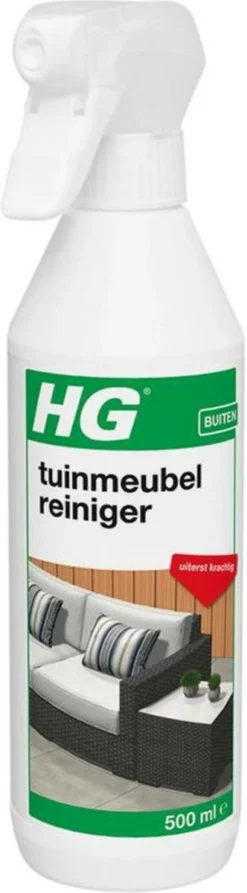 HG Tuinmeubelreiniger - 500ml - Voor Alle Soorten Tuinmeubelen - Uiterst Krachtig -Tuinmeubelseries Winkel 332x1200 1
