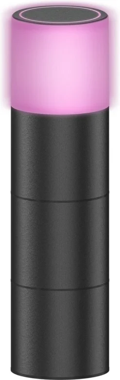 Calex Smart Outdoor LED Buitenlamp - Slimme Grondspot - Sokkellamp RGB En Warm Wit Licht- 4W - Zwart -Tuinmeubelseries Winkel 379x1200