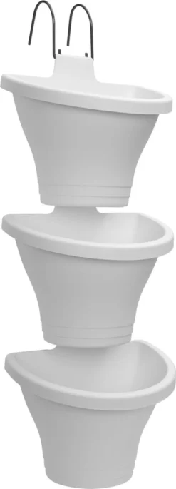 Elho Corsica Vertical Forest 24 - Bloempot Voor Balkonbuiten - Ø 26.7 X H 29.7 Cm - Wit/Wit 11 Elho Corsica Vertical Forest 24 - Bloempot Voor Balkonbuiten - Ø 26.7 X H 29.7 Cm - Wit/Wit -Tuinmeubelseries Winkel 433x1200