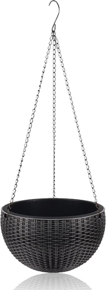 Hangpot Kunststof – Bloempot hangend – Binnen & Buiten- Plantenhanger –Incl. Afvoerstop – 26 cm - Zwart Hangpot Kunststof – Bloempot Hangend – Binnen & Buiten- Plantenhanger –Incl. Afvoerstop – 26 Cm - Zwart -Tuinmeubelseries Winkel 440x1200 1