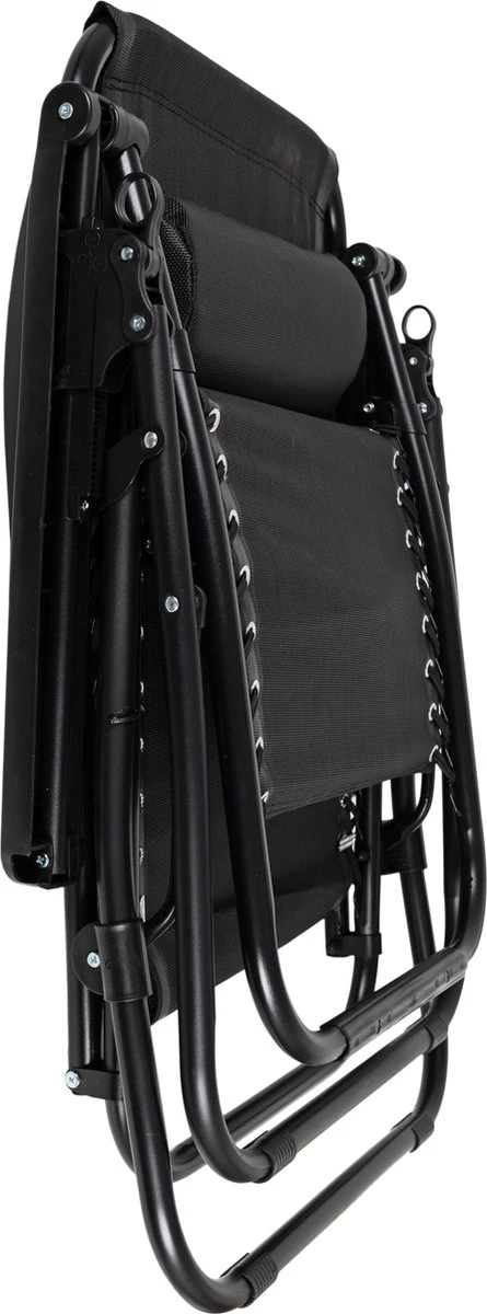 Luxe Ligstoel Met Hoofdsteun & Voetsteun - Verstelbare Rugleuning - Zonnebed Relaxstoel Voor Tuin/Terras/Strand/Balkon/Zwembad/Camping - Inklapbaar - Weerbestendig - Zwart Luxe Ligstoel Met Hoofdsteun & Voetsteun - Verstelbare Rugleuning - Zonnebed Relaxstoel Voor Tuin/Terras/Strand/Balkon/Zwembad/Camping - Inklapbaar - Weerbestendig - Zwart -Tuinmeubelseries Winkel