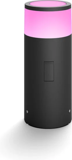 Philips Hue Calla Sokkellamp - Wit En Gekleurd Licht - Zwart - Laag - Laagspanning - Uitbreiding -Tuinmeubelseries Winkel 540x1200
