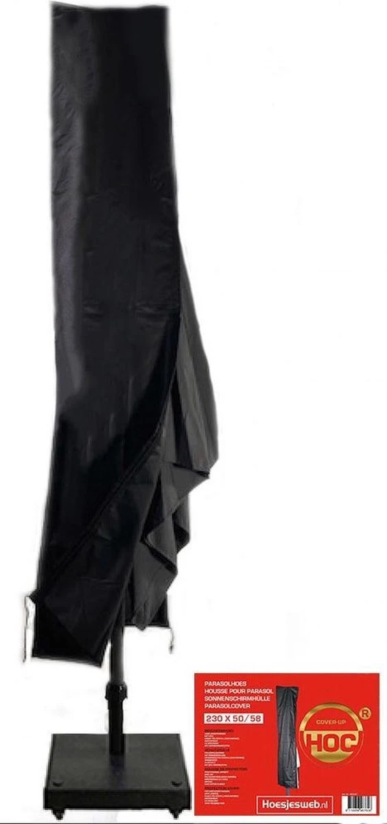 Parasolhoes - ronde zweefparasols t/m ø 4 m- vierkante zweefparasols t/m 3mx4m - Zware dikke kwaliteit - Met stok rits en trekkoord Parasolhoes - Ronde Zweefparasols T/m ø 4 M- Vierkante Zweefparasols T/m 3mx4m - Zware Dikke Kwaliteit - Met Stok Rits En Trekkoord -Tuinmeubelseries Winkel