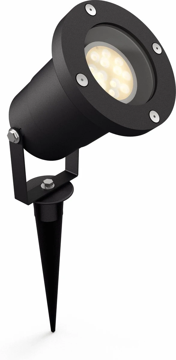 Philips Puled Grondspot LED voor Buiten - Incl. Philips Hue White GU10 - Prikspot - Tuinverlichting - Buitenlamp - Zwart Philips Puled Grondspot LED Voor Buiten - Incl. Philips Hue White GU10 - Prikspot - Tuinverlichting - Buitenlamp - Zwart -Tuinmeubelseries Winkel