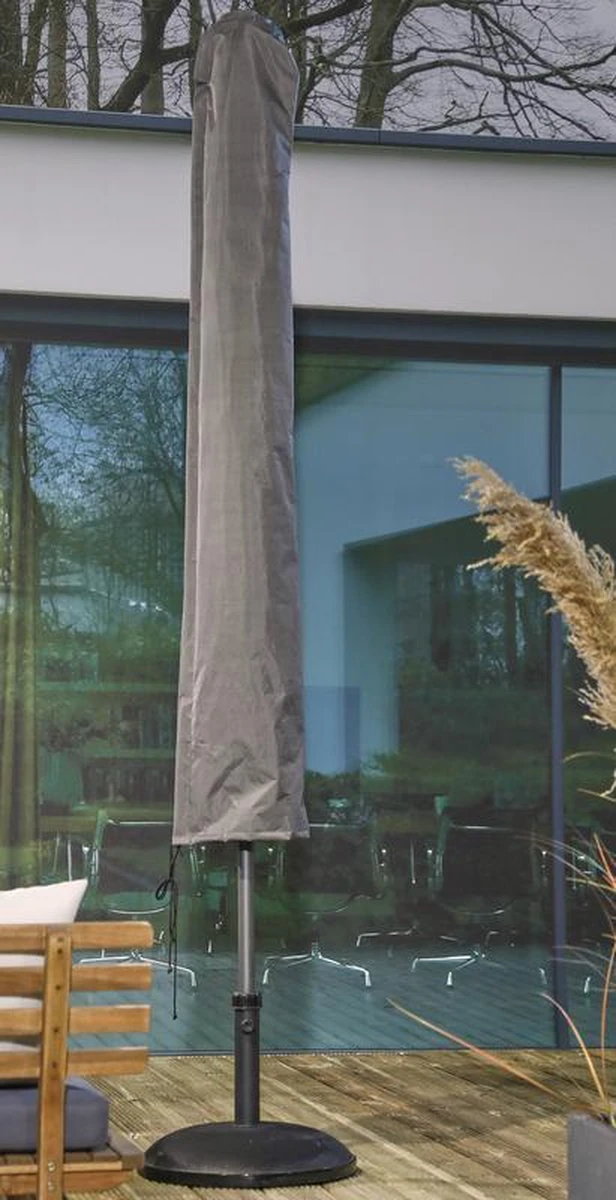 Weersbestendige Parasolhoes - Rond & Vierkant - Max. 3 x 3 m - Grijs / Antraciet - Stokparasol Weersbestendige Parasolhoes - Rond & Vierkant - Max. 3 X 3 M - Grijs / Antraciet - Stokparasol -Tuinmeubelseries Winkel