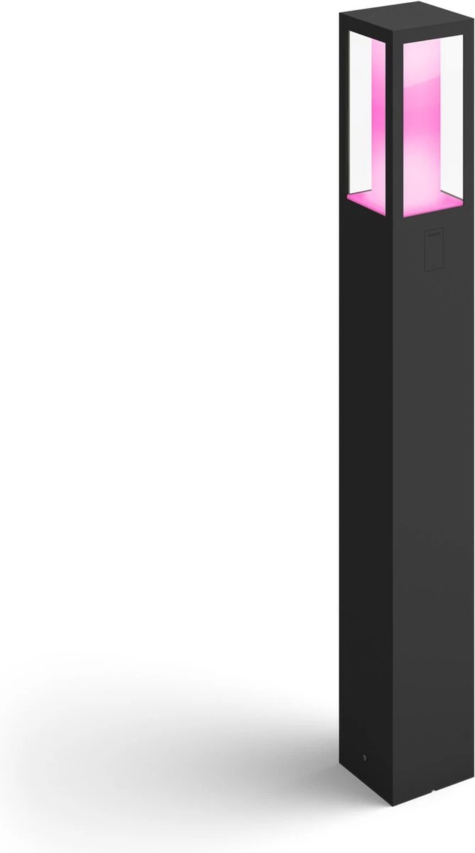 Philips Hue Impress sokkellamp - wit en gekleurd licht - zwart - hoog Philips Hue Impress Sokkellamp - Wit En Gekleurd Licht - Zwart - Hoog -Tuinmeubelseries Winkel