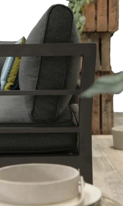 Blakes Lounge Diningset - 4 Delig - Donker Grijs -Tuinmeubelseries Winkel 717x1200