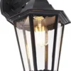 QAZQA New_orleans - Klassieke Wandlamp Voor Buiten - 1 Lichts - D 26.8 Cm - Zwart - Buitenverlichting