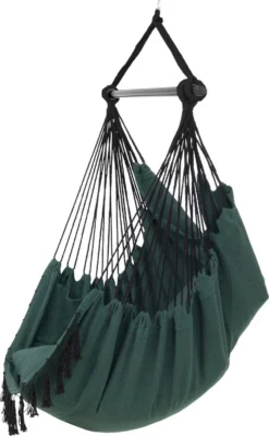 Vita5 XXL Hangstoel | Binnen&Buiten Hangnest | Incl. 2 Kussens En Boekenvak | Volwassenen&Kinderen | Hangmatstoel Tot 225kg | Donkergroen 11 Vita5 XXL Hangstoel | Binnen&Buiten Hangnest | Incl. 2 Kussens En Boekenvak | Volwassenen&Kinderen | Hangmatstoel Tot 225kg | Donkergroen -Tuinmeubelseries Winkel 742x1200