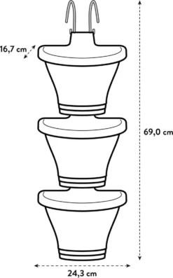 Elho Corsica Vertical Forest 24 - Bloempot Voor Balkonbuiten - Ø 26.7 X H 29.7 Cm - Wit/Wit 6 Elho Corsica Vertical Forest 24 - Bloempot Voor Balkonbuiten - Ø 26.7 X H 29.7 Cm - Wit/Wit -Tuinmeubelseries Winkel 747x1200 1