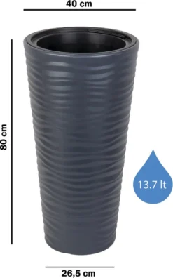 Lange Bloempot L Vaas Wit 80cm Plantenbak Voor Aan Deur Binnen Buiten -Tuinmeubelseries Winkel 749x1200