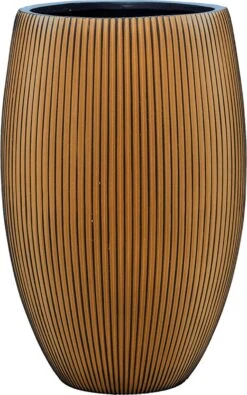 Capi Europe - Vaas Elegant Deluxe Groove XL - 40x61 - Goud - Bloempot Voor Binnen - Opening ⌀29 - GVGB1131 2 Capi Europe - Vaas Elegant Deluxe Groove XL - 40x61 - Goud - Bloempot Voor Binnen - Opening ⌀29 - GVGB1131 -Tuinmeubelseries Winkel 750x1200 1