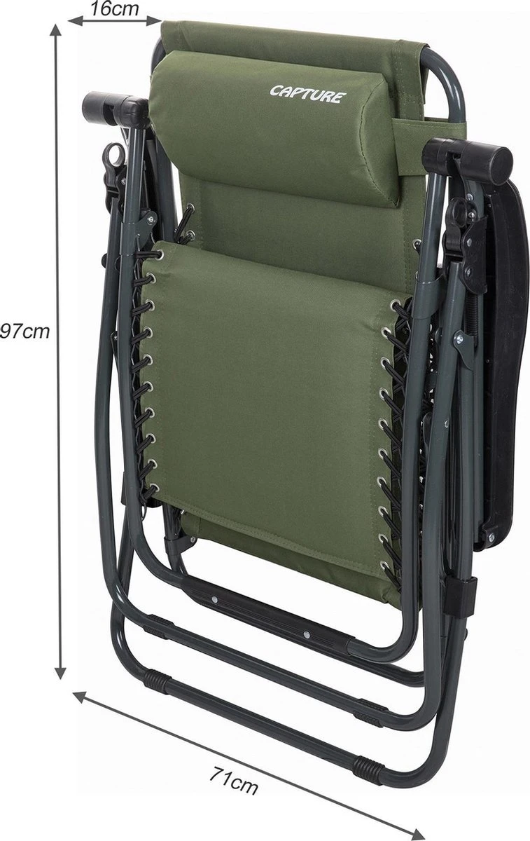 Capture Outdoor, Opklapbare luxe ligstoel "Relax RZ-1", verstelbare rugleuning, luxe armleuningen, opgespannen gevoerd doek, afneembaar kussen, … Capture Outdoor, Opklapbare Luxe Ligstoel "Relax RZ-1", Verstelbare Rugleuning, Luxe Armleuningen, Opgespannen Gevoerd Doek, Afneembaar Kussen, … -Tuinmeubelseries Winkel