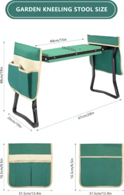 Uten - Kniebankje Tuin - Knie Steun - Tuinkruk Inklapbaar - Kniesteun Tuinieren - Kniekussen - Tot 150 Kg - Groen 12 Uten - Kniebankje Tuin - Knie Steun - Tuinkruk Inklapbaar - Kniesteun Tuinieren - Kniekussen - Tot 150 Kg - Groen -Tuinmeubelseries Winkel 763x1200
