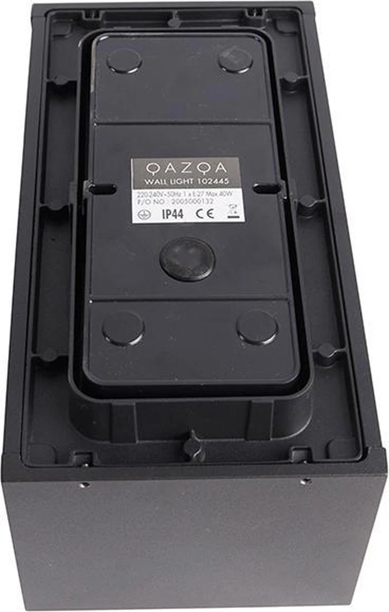 QAZQA charlois - Industriele Wandlamp voor buiten - 1 lichts - D 14 cm - Zwart - Industrieel - Buitenverlichting QAZQA Charlois - Industriele Wandlamp Voor Buiten - 1 Lichts - D 14 Cm - Zwart - Industrieel - Buitenverlichting -Tuinmeubelseries Winkel 764x1200 2