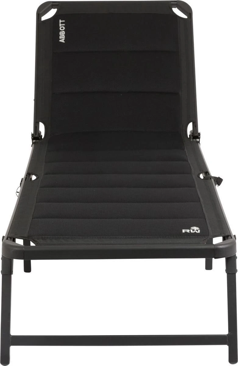 Redwood Abbott Ligbed - Stretcher/ligbedden - Inklapbaar - Zwart Redwood Abbott Ligbed - Stretcher/ligbedden - Inklapbaar - Zwart -Tuinmeubelseries Winkel