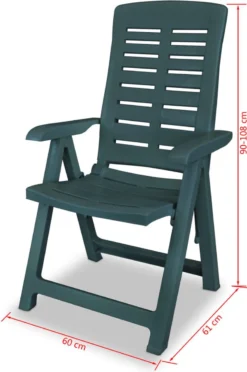 VidaXL 5-delige Tuinset Kunststof Groen -Tuinmeubelseries Winkel 796x1200 2