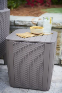 ALLIBERT Keter Luzon Opbergtafel - 39x39x43cm - Donkergrijs -Tuinmeubelseries Winkel 800x1200 29