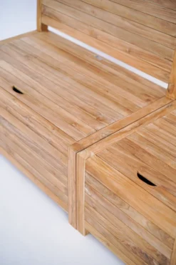 Kleine Teakhouten Tuinbank Met Opbergruimte - 100 X 60 X 90 Cm - Duurzaam Teakhout - Blijft Strak En Mooi - Sterke Constructie Om Lang Mee Te Gaan -Tuinmeubelseries Winkel 800x1200 7