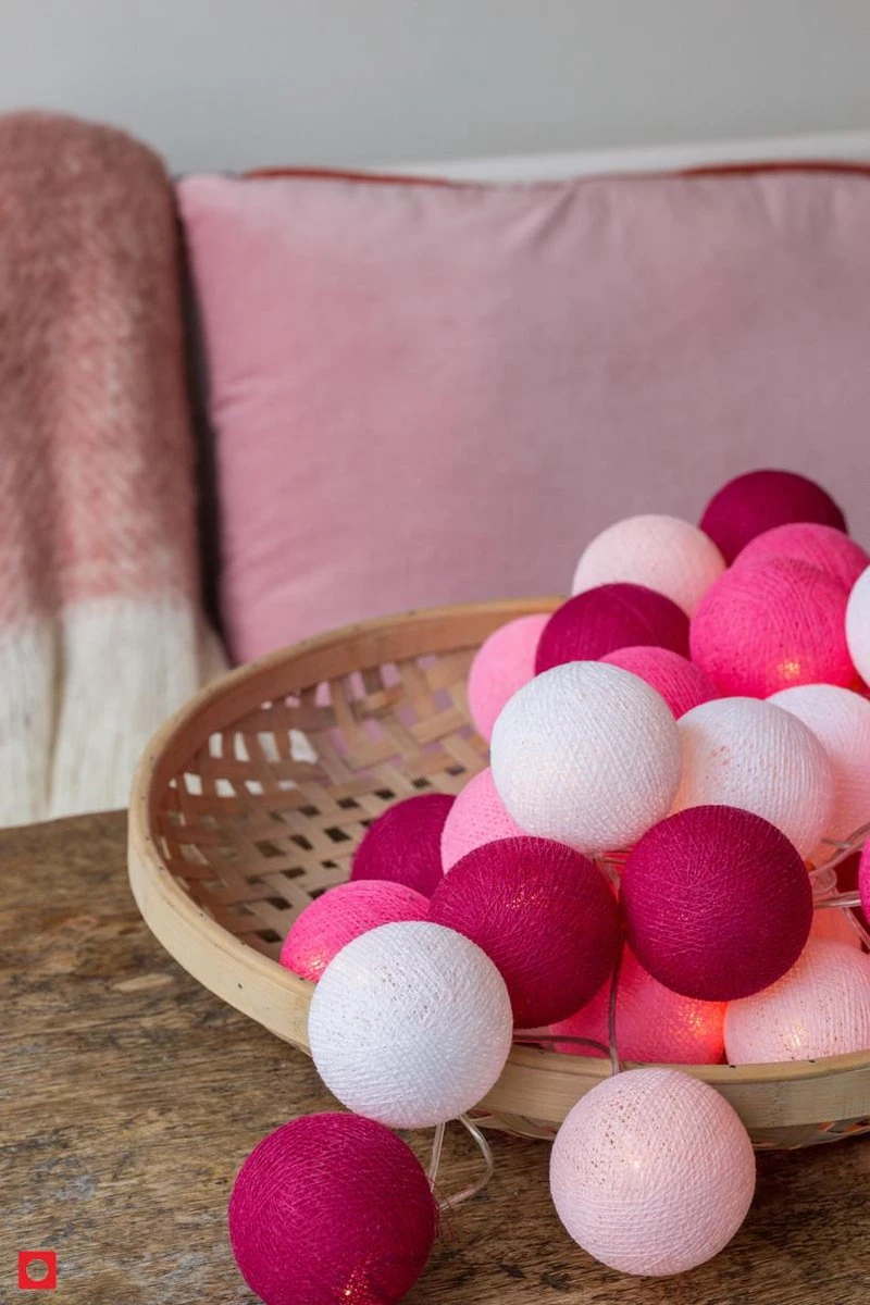Cotton Ball Lights lichtslinger Pink 20 Lampjes Lus Cotton Ball Lights Lichtslinger Pink 20 Lampjes Lus -Tuinmeubelseries Winkel 800x1200 75