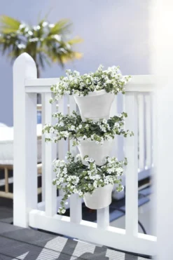 Elho Corsica Vertical Forest 24 - Bloempot Voor Balkonbuiten - Ø 26.7 X H 29.7 Cm - Wit/Wit 4 Elho Corsica Vertical Forest 24 - Bloempot Voor Balkonbuiten - Ø 26.7 X H 29.7 Cm - Wit/Wit -Tuinmeubelseries Winkel 800x1200 82