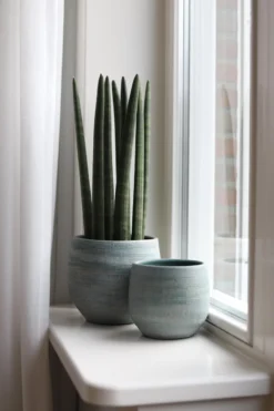 Tokio Bloempot Blauw Aqua D28 X H26 Cm - Nieuwe Collectie -Tuinmeubelseries Winkel 800x1200 87