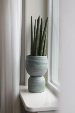 Tokio Bloempot Blauw Aqua D28 X H26 Cm - Nieuwe Collectie -Tuinmeubelseries Winkel 800x1200 88