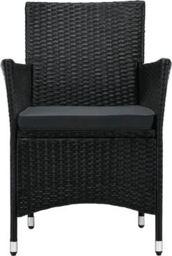 Polyrotan Balkonset - Bayamo - 3-delig - Zwart -Tuinmeubelseries Winkel 805x1200 2