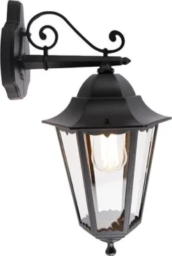 QAZQA New_orleans - Klassieke Wandlamp Voor Buiten - 1 Lichts - D 26.8 Cm - Zwart - Buitenverlichting 5 QAZQA New_orleans - Klassieke Wandlamp Voor Buiten - 1 Lichts - D 26.8 Cm - Zwart - Buitenverlichting -Tuinmeubelseries Winkel 805x1200 3