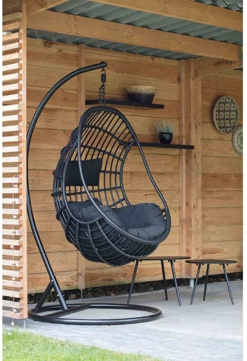 Hangstoel sturdy frame zwart Hangstoel Sturdy Frame Zwart -Tuinmeubelseries Winkel 822x1200 1