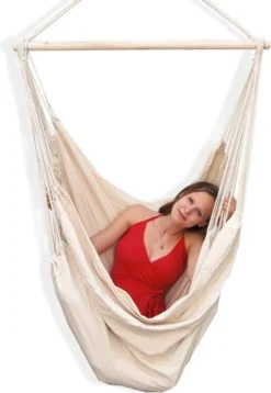 XXL 2 Persoons Hangstoel 185x130 - Zit Hangmat Met Spreidstok Tot 150 Kg - Binnen En Buiten -Tuinmeubelseries Winkel 829x1200