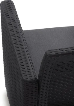 Keter Marie Hoek Loungeset Met Orlando Tafel - 6 Personen - Antraciet -Tuinmeubelseries Winkel 842x1200