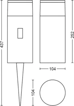 Philips Hue Calla Sokkellamp - Wit En Gekleurd Licht - Zwart - Laag - Laagspanning - Uitbreiding -Tuinmeubelseries Winkel 846x1200 3