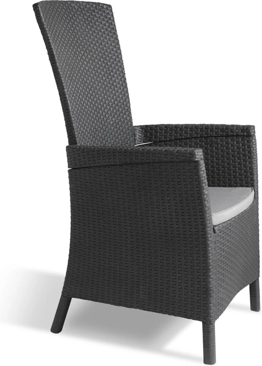 Allibert Vermont Verstelbare Tuinstoel - 64x68x107cm - Grafiet Allibert Vermont Verstelbare Tuinstoel - 64x68x107cm - Grafiet -Tuinmeubelseries Winkel