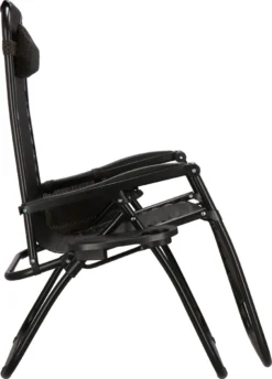 Springos Tuinstoel | Ligstoel | Opvouwbaar | Verstelbaar | Ergonomische Hoofdsteun | Bruin / Zwart -Tuinmeubelseries Winkel 861x1200 3