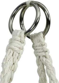 Macramé Hangstoel Beige - Beige Hangstoel - Hangstoel Touw - Hangstoel - Tot 110KG - Eenpersoons Hangstoel - Hang Stoel 1 Persoon - Hangstoel Voor Binnen - Hangstoel Zonder Standaard - Hangstoel Buiten -Tuinmeubelseries Winkel 863x1200