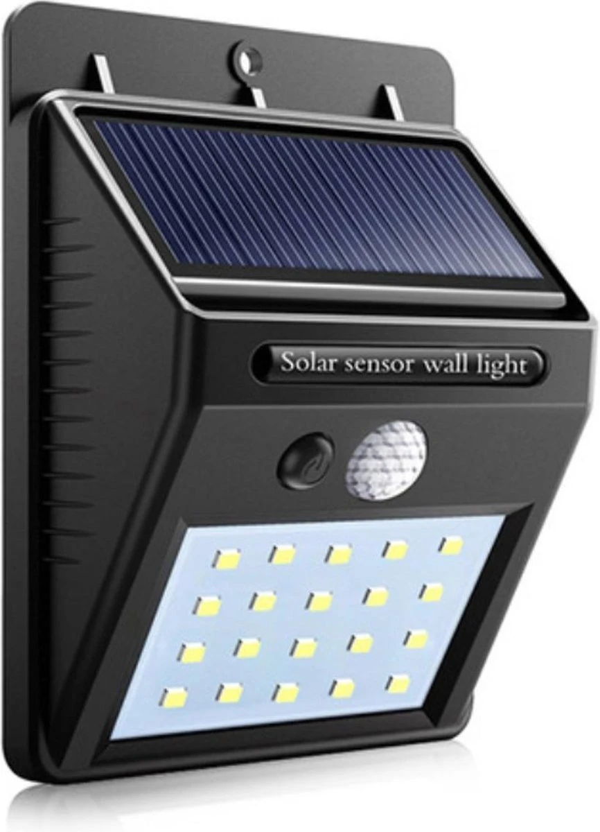 Solar LED Lamp Met Bewegingssensor - 20 LEDs - Zwart - Voor Buiten - Zonne-energie Solar LED Lamp Met Bewegingssensor - 20 LEDs - Zwart - Voor Buiten - Zonne-energie -Tuinmeubelseries Winkel 866x1200 1