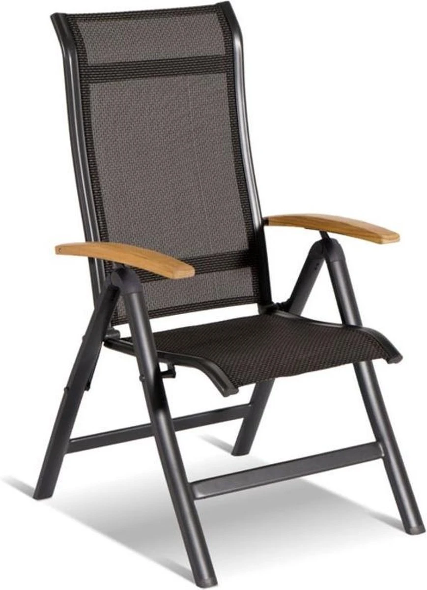 Hartman Alice verstelbare tuinstoel - grijs Hartman Alice Verstelbare Tuinstoel - Grijs -Tuinmeubelseries Winkel