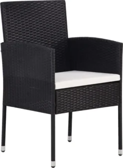 VidaXL 7-delige Tuinset Poly Rattan Zwart -Tuinmeubelseries Winkel 877x1200 1