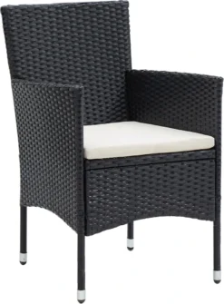 VidaXL 5-delige Tuinset Met Kussens Zwart 9 VidaXL 5-delige Tuinset Met Kussens Zwart -Tuinmeubelseries Winkel 886x1200 2