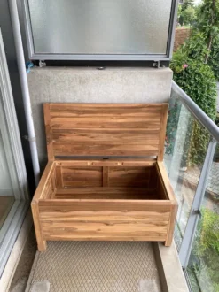 Kleine Teakhouten Tuinbank Met Opbergruimte - 100 X 60 X 90 Cm - Duurzaam Teakhout - Blijft Strak En Mooi - Sterke Constructie Om Lang Mee Te Gaan -Tuinmeubelseries Winkel 899x1200 1